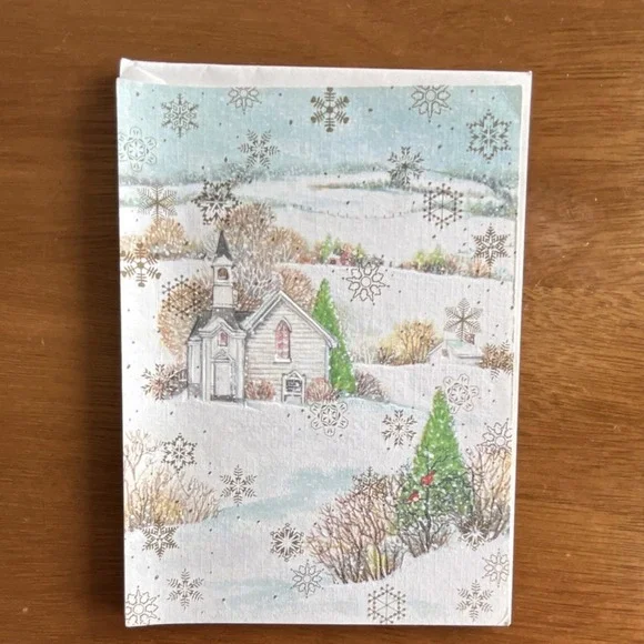 Vintage Holiday Greeting Cards Lot Famous Artists Studios Missouri Embossed - Picture 2 of 14